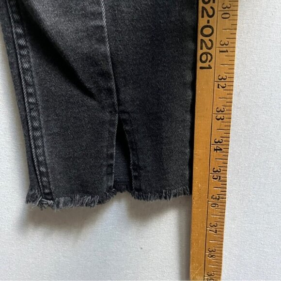 Dilvin Black high waisted slit fit jeans Sz 26" - Picture 12 of 12